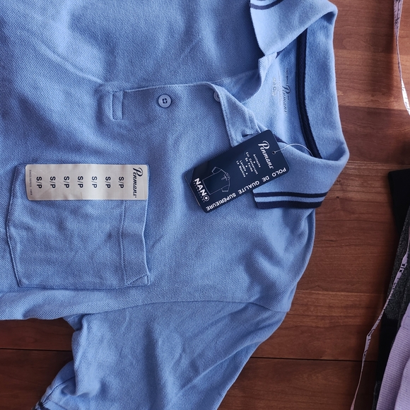 Penman Light Blue Men's Polo Shirt - Picture 2 of 5